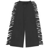 Sleeveless Solid Vest Tassel Pants Two Piece Set BY-7828