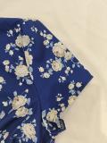 Plus Size Solid Color Printed Loose Maxi Dress GHMF-30557