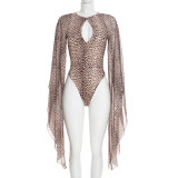 Leopard Printed Backless Bodysuit GDSF-Q26BS225