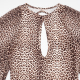 Leopard Printed Backless Bodysuit GDSF-Q26BS225