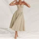 Plus Size Sexy Sling Long Dress GHMF-24586