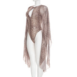 Leopard Printed Backless Bodysuit GDSF-Q26BS225