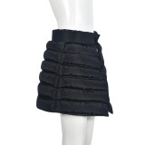 Splash Proof Cotton Mini Skirt ﻿GNZD-9619DD