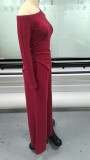 Slim Long Sleeve Top And Wide-leg Pants  Two Piece Set GMYS-WL260702