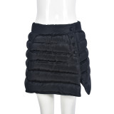 Splash Proof Cotton Mini Skirt ﻿GNZD-9619DD