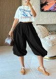 Solid Color Loose Lantern Pant AIL-372