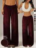 Solid Color Drawstring Loose Pants GSRX-992