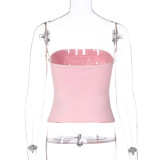 Solid Color Backless Top LJSF-T6922460H