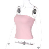 Solid Color Backless Top LJSF-T6922460H