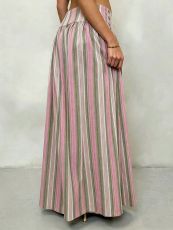 Bohemian Striped Printed Wide Leg Pants GMYS-WL260722