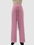 Solid Color Stripe Loose Pants GMYS-LWZ8175