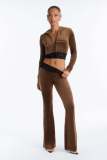 Long Sleeve Hooded Top Two Piece Pants Set YD-8867