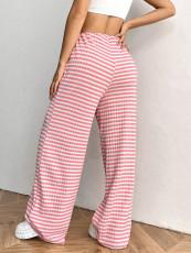 Solid Color Stripe Loose Pants GMYS-LWZ8175
