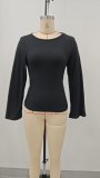 Long Sleeve Solid Color T Shirt GMYS-WL8510