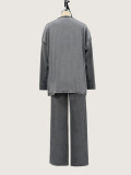 Solid Color Long Sleeve Knits 2 Piece Pants Set GMYS-LWZ8262