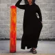 Solid Color Long Sleeve Hooded Maxi Dress HNIF-YM120