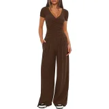 Casual Solid Color Long Sleeve Pants 2 Piece Set GMYS-LWZ8277