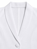 Long Sleeve Ruched Solid Mini Dress HNIF-SY050