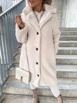 Long Sleeve Lapel Plush Coat GMYS-LWZ0506