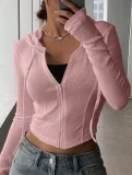 Long Sleeve Knits Sport Hooded Sweatshirt GMYS-LWZ8300