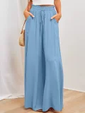 Solid Color Loose Wide Leg Pants GMYS-LWZ0121
