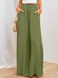 Solid Color Loose Wide Leg Pants GMYS-LWZ0121