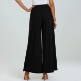 Solid Color High Waist Casual Loose Pants GMYS-LWZ8063
