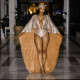 Deep V Neck Long Cloak Bodysuit(With Headscarf) GDSF-Q26BS240