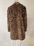 Plus Size Leopard Printed Long Sleeve Loose Coat GMYS-LWZ9092