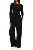 Solid Color Long Sleeve Casual Pants Suit GMYS-LWZ8263
