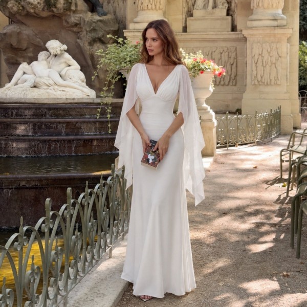 Solid Color Mesh Maxi Dress LJSF-D6922458H