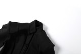 Long Sleeve Single Breasted Two Piece Skirt Set GYME-K6S17860A