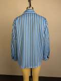 Stripe Long Sleeve Shirt GCNE-73826