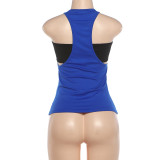 Sleeveless Solid Color Tank Top+Tube Top 2 Piece Set GYME-K6S18697A
