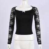 Lace Long Sleeve Top GNZD-51593TBD