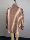 Stripe Long Sleeve Shirt GCNE-73826