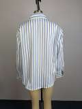 Stripe Long Sleeve Shirt GCNE-73826