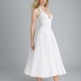 Plus Size Sleeveless Solid Color Maxi Dress GHMF-28372