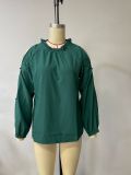 Plus Size Solid Color Off Shoulder Tops GMYS-LWZ0132