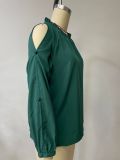 Plus Size Solid Color Off Shoulder Tops GMYS-LWZ0132