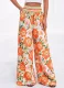 Casual Printed Wide Leg Pants GMYS-WL8356
