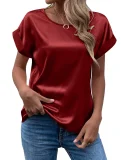 Solid Color Short Sleeve T Shirts GMYS-LWZ0156