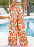 Casual Printed Wide Leg Pants GMYS-WL8356