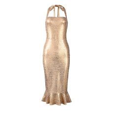 Halterneck Backless Evening Dress GNZD-60442DBZ