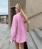 Solid Color Long Sleeve Cardigan Coats GMYS-LWZ8217