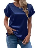 Solid Color Short Sleeve T Shirts GMYS-LWZ0156