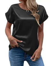 Solid Color Short Sleeve T Shirts GMYS-LWZ0156