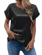 Solid Color Short Sleeve T Shirts GMYS-LWZ0156