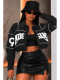 Letter Embroidery Zipper Jackets CH-26109