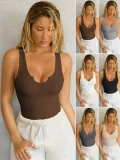 Solid Color Knits Tank Top GMYS-LWZ8068